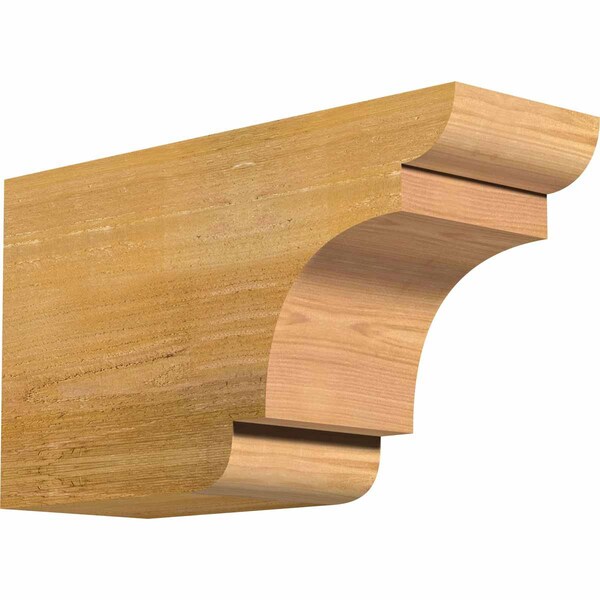 Ekena Millwork New Brighton Rough Sawn Rafter Tail, Western Red Cedar, 6"W x 10"H x 18"L RFT06X10X18NEB00RWR - main